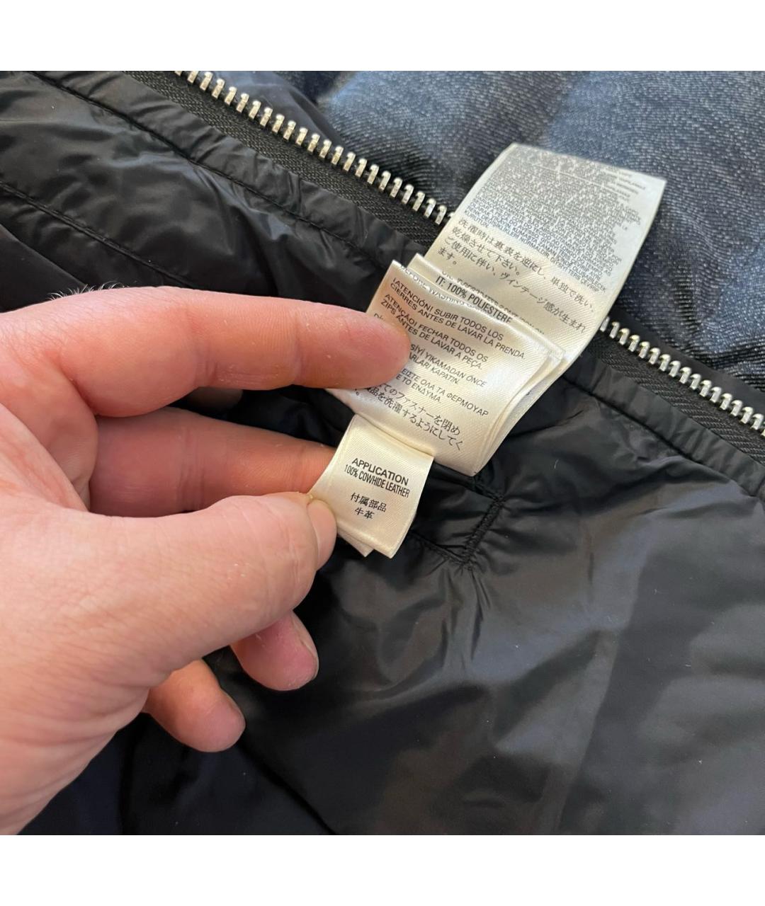 DIESEL Темно-синяя полиэстеровая куртка, фото 8