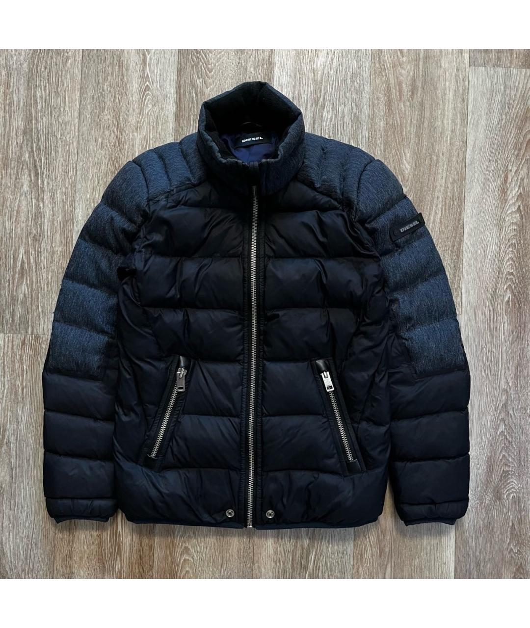 DIESEL Темно-синяя полиэстеровая куртка, фото 9