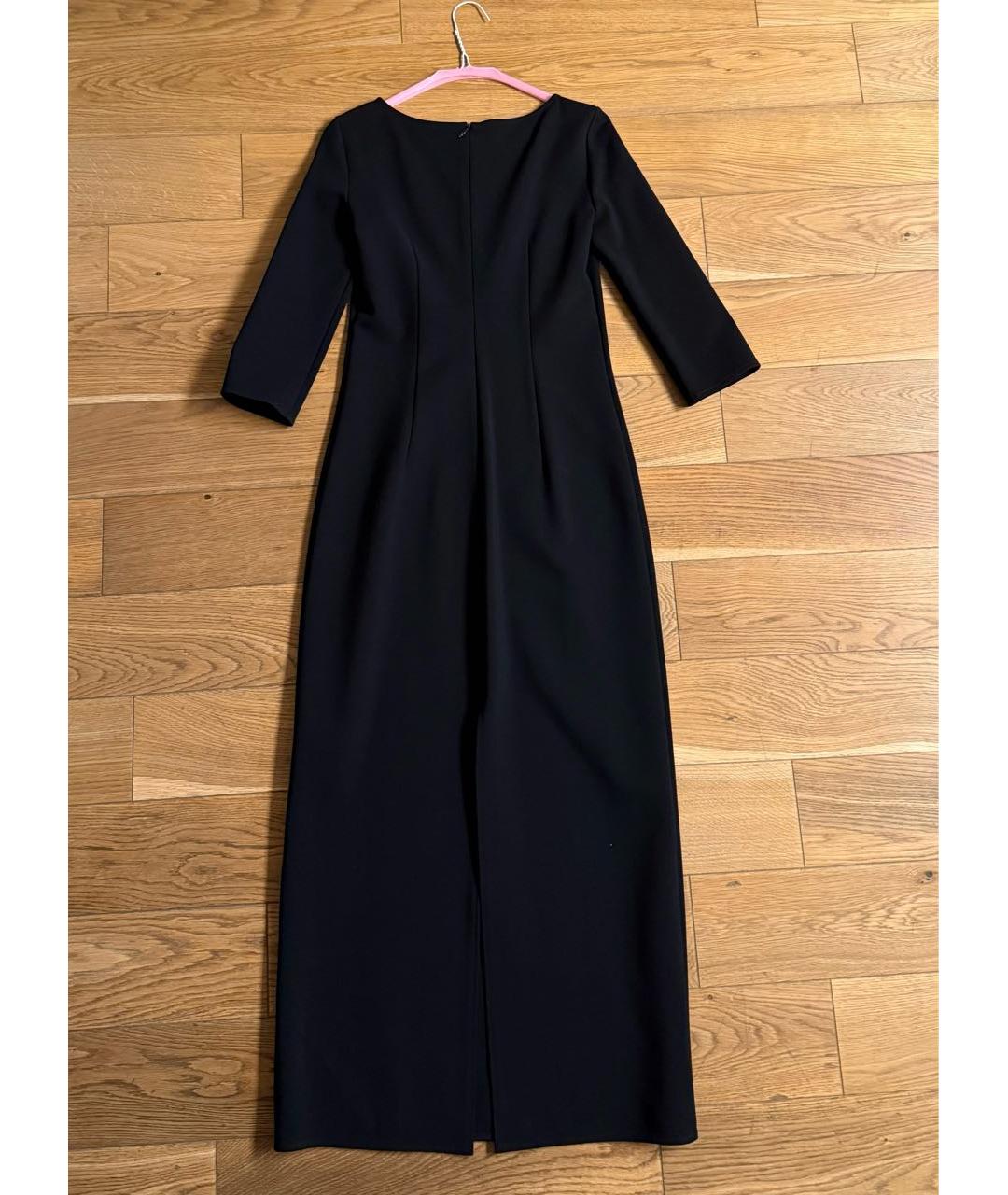THE ROW Черное вискозное повседневное платье, фото 2
