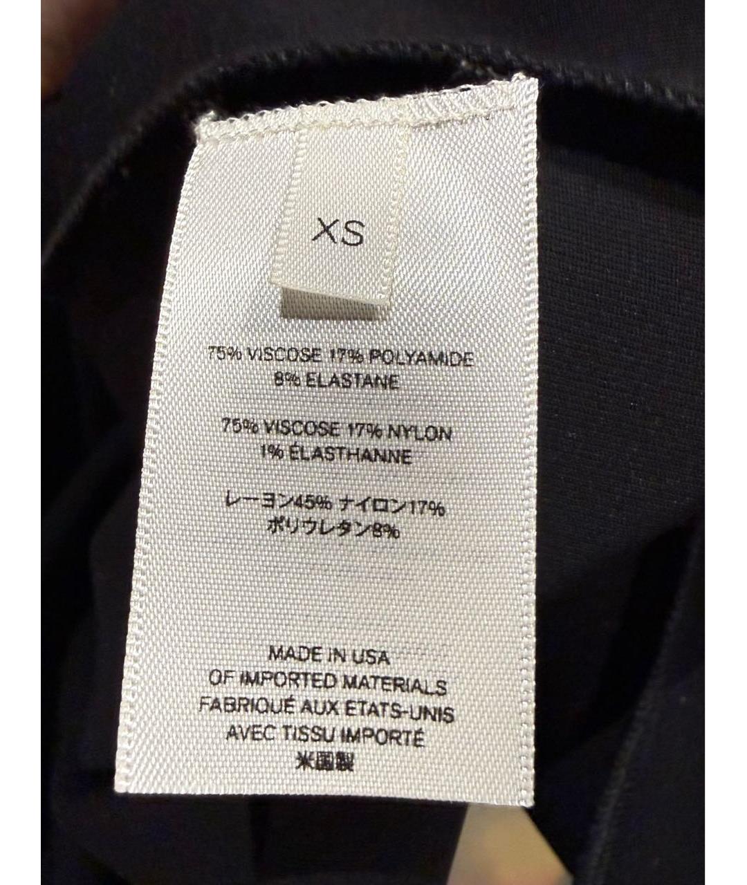 THE ROW Черное вискозное повседневное платье, фото 4