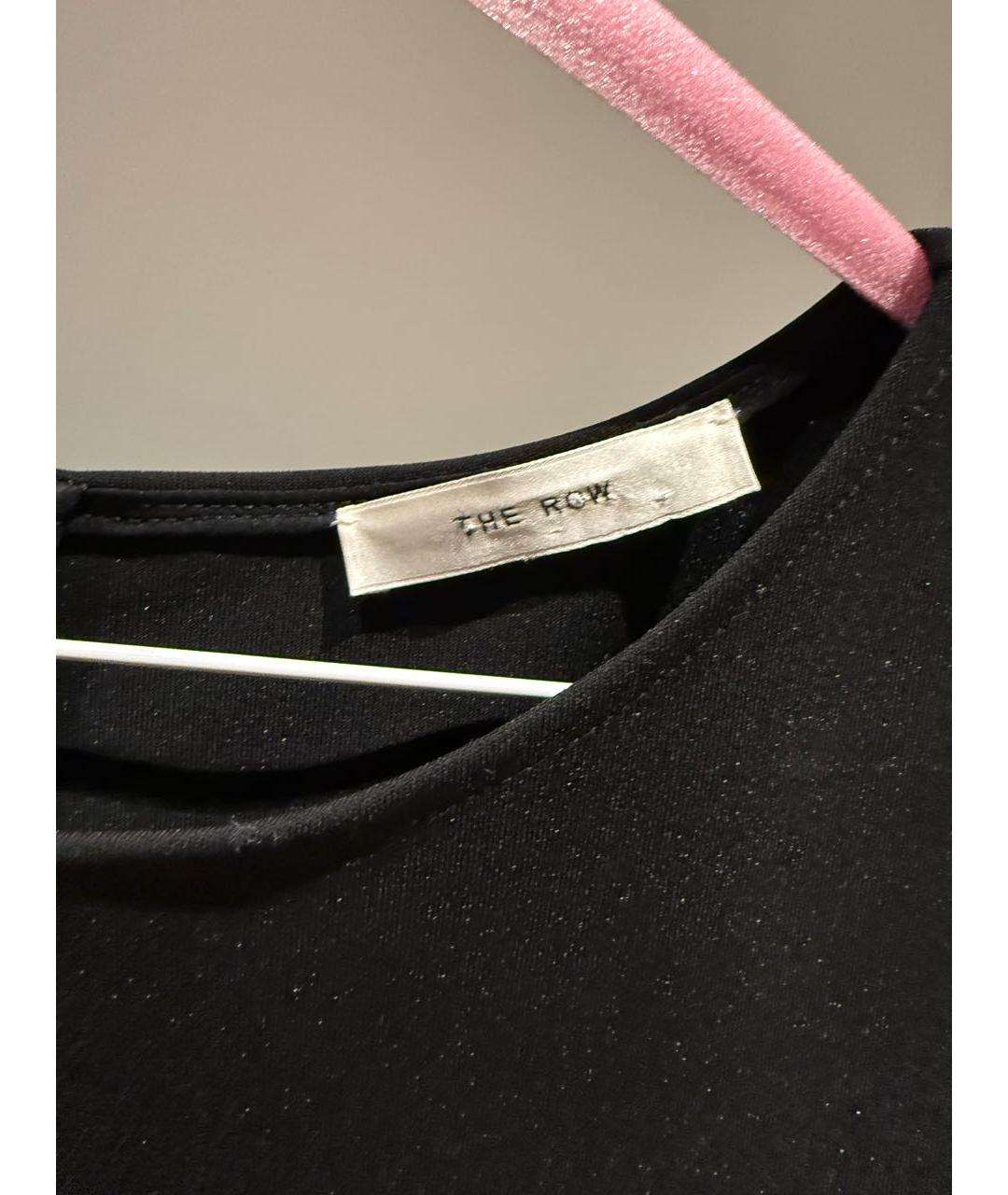 THE ROW Черное вискозное повседневное платье, фото 3