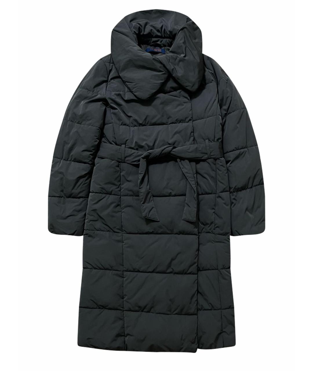 TRUSSARDI Серый полиэстеровый пуховик, фото 1