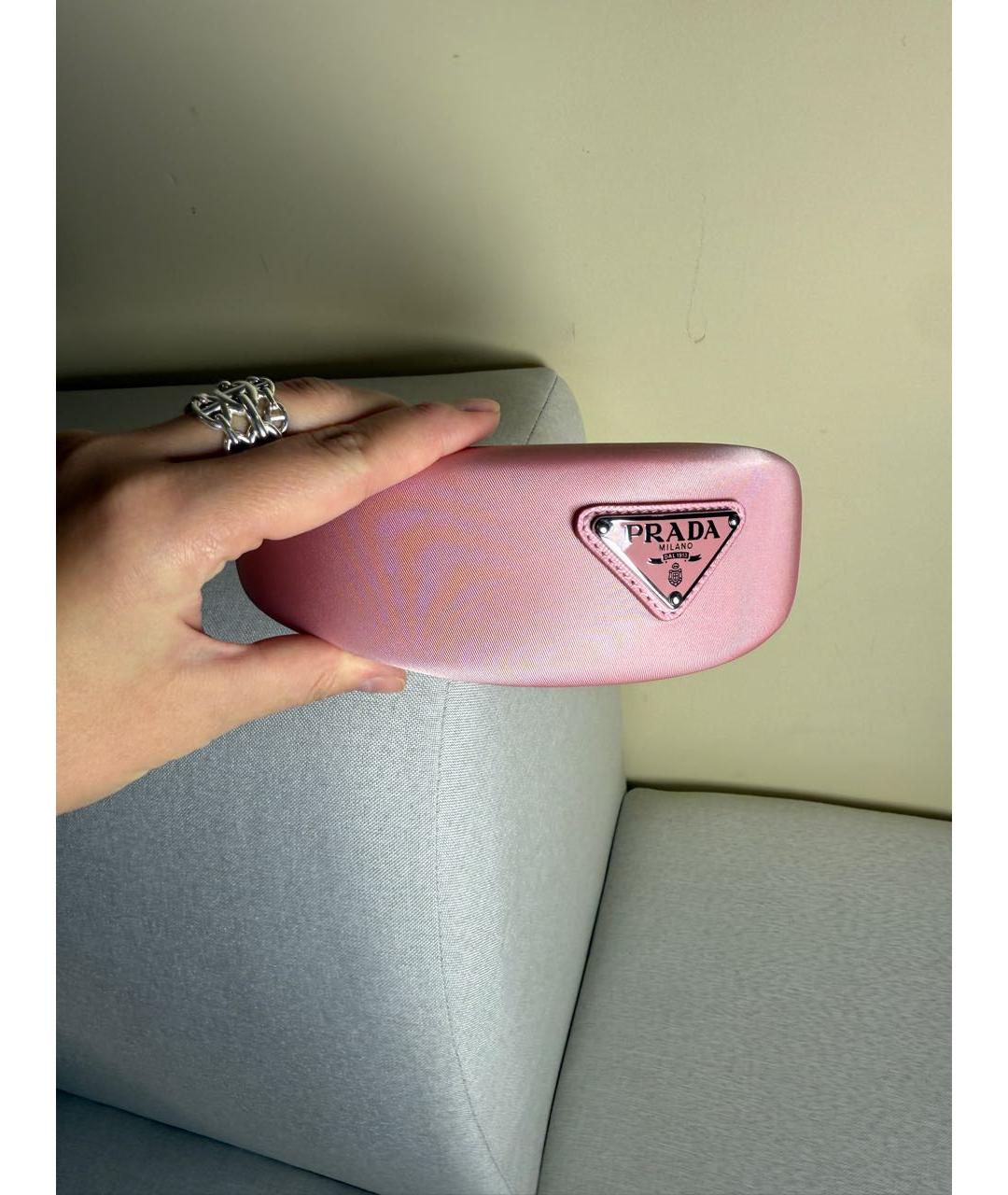 PRADA Розовый ободок, фото 3