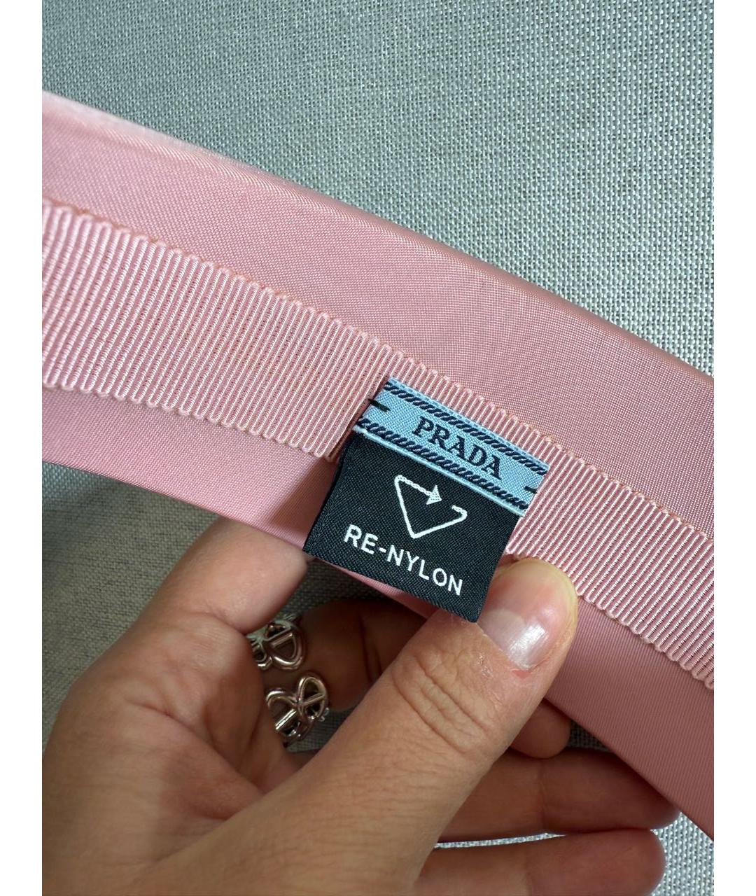 PRADA Розовый ободок, фото 6