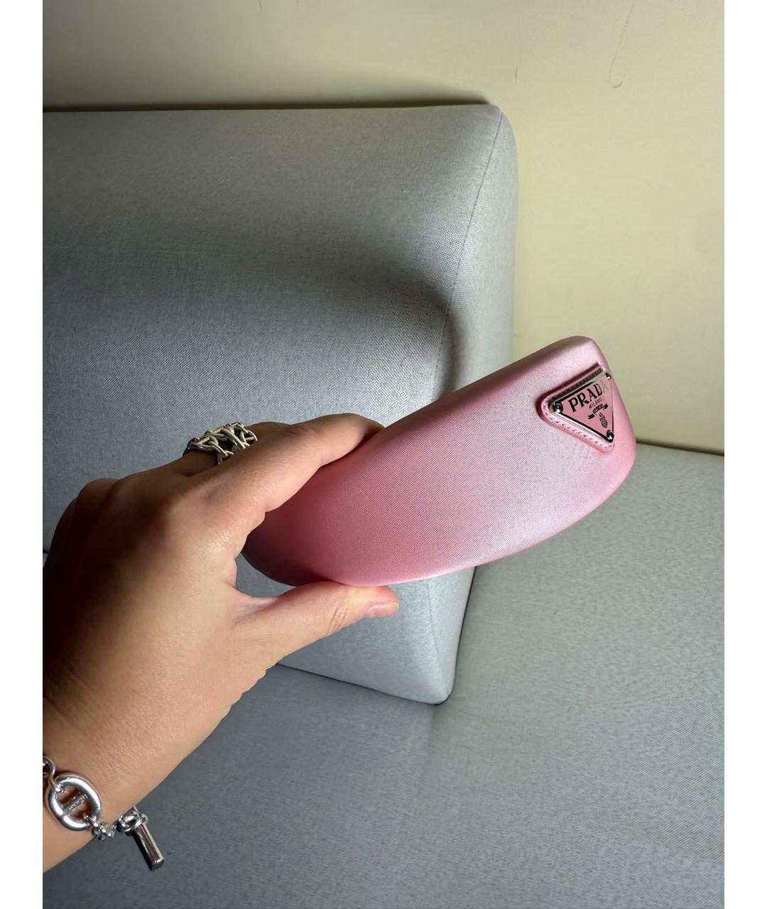 PRADA Розовый ободок, фото 4