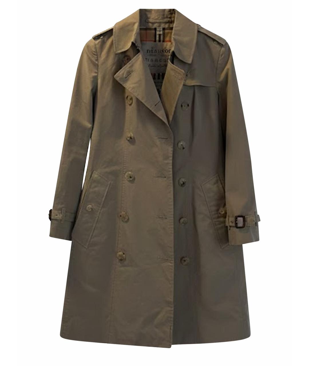 BURBERRY Бежевый хлопковый тренч/плащ, фото 1