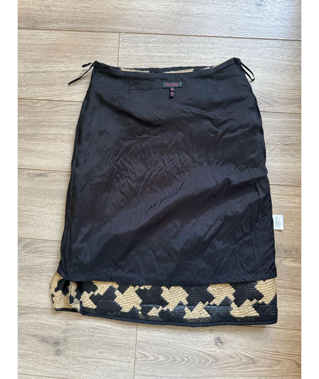 ESCADA Бежевая шерстяная юбка миди, фото 3