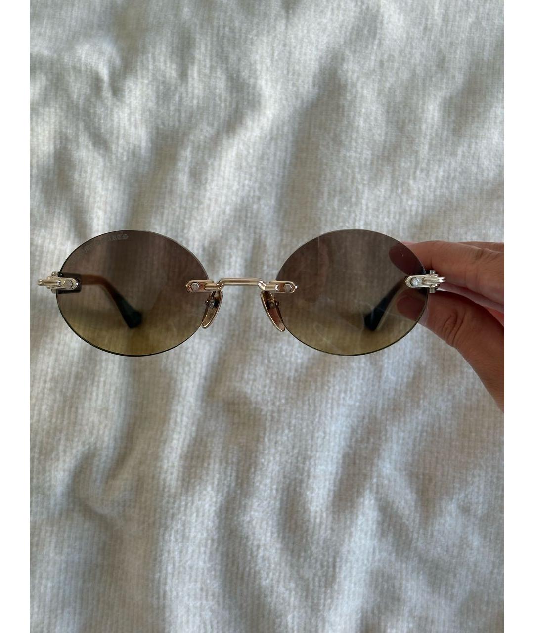 CHROME HEARTS Коричневые солнцезащитные очки, фото 7