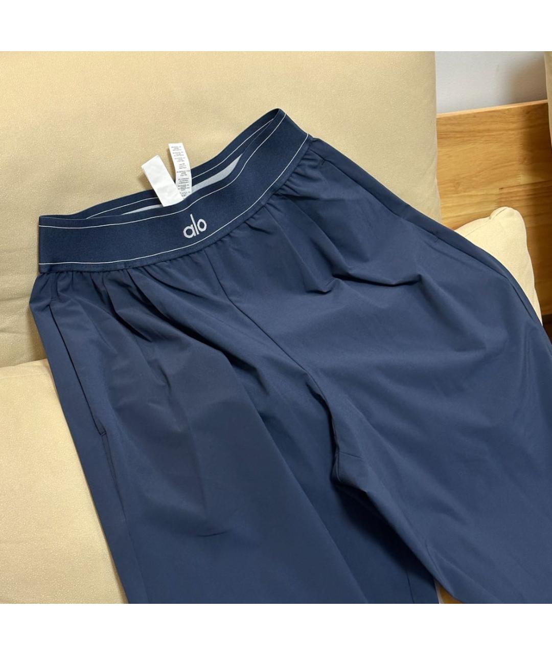 ALO YOGA Темно-синие спортивные брюки и шорты, фото 5