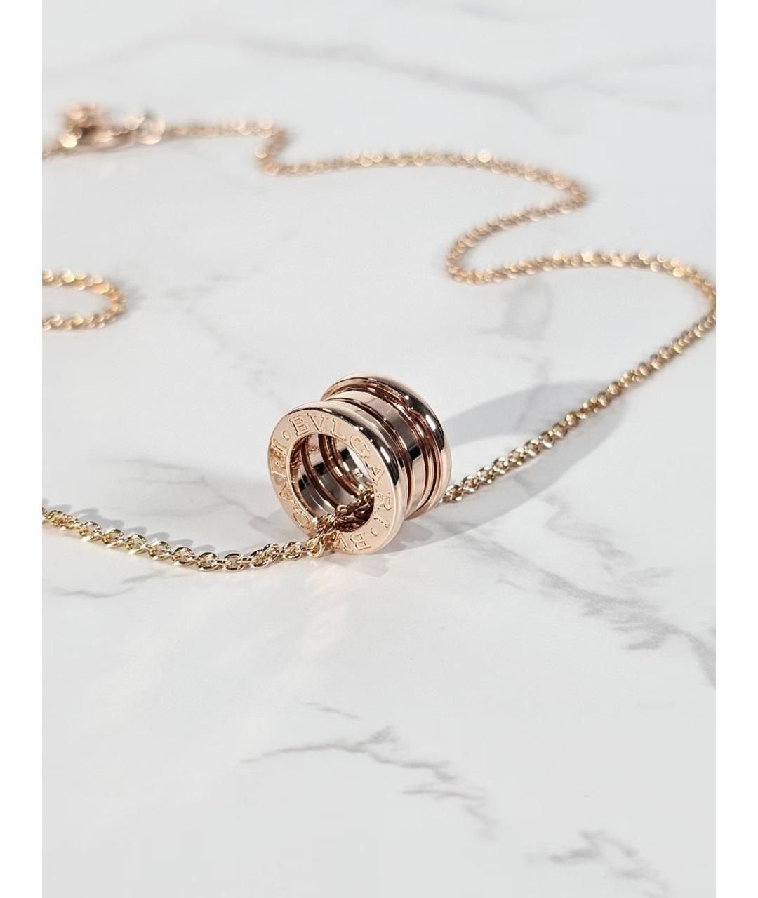 BVLGARI Золотое колье из розового золота, фото 2