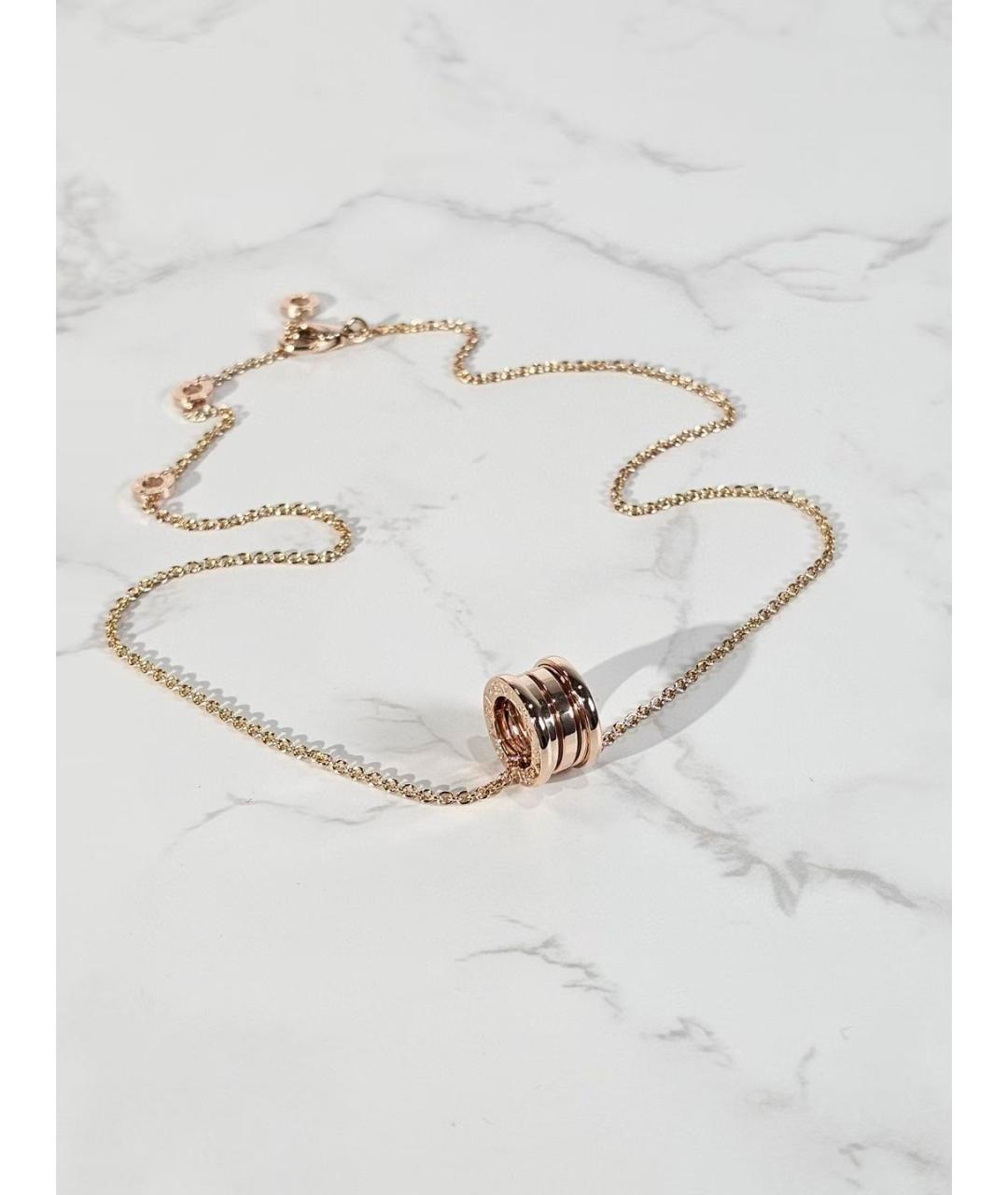 BVLGARI Золотое колье из розового золота, фото 4