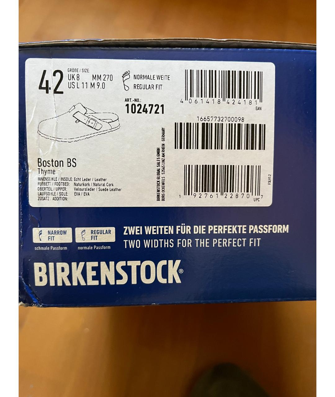 BIRKENSTOCK Хаки замшевые сандалии, фото 8