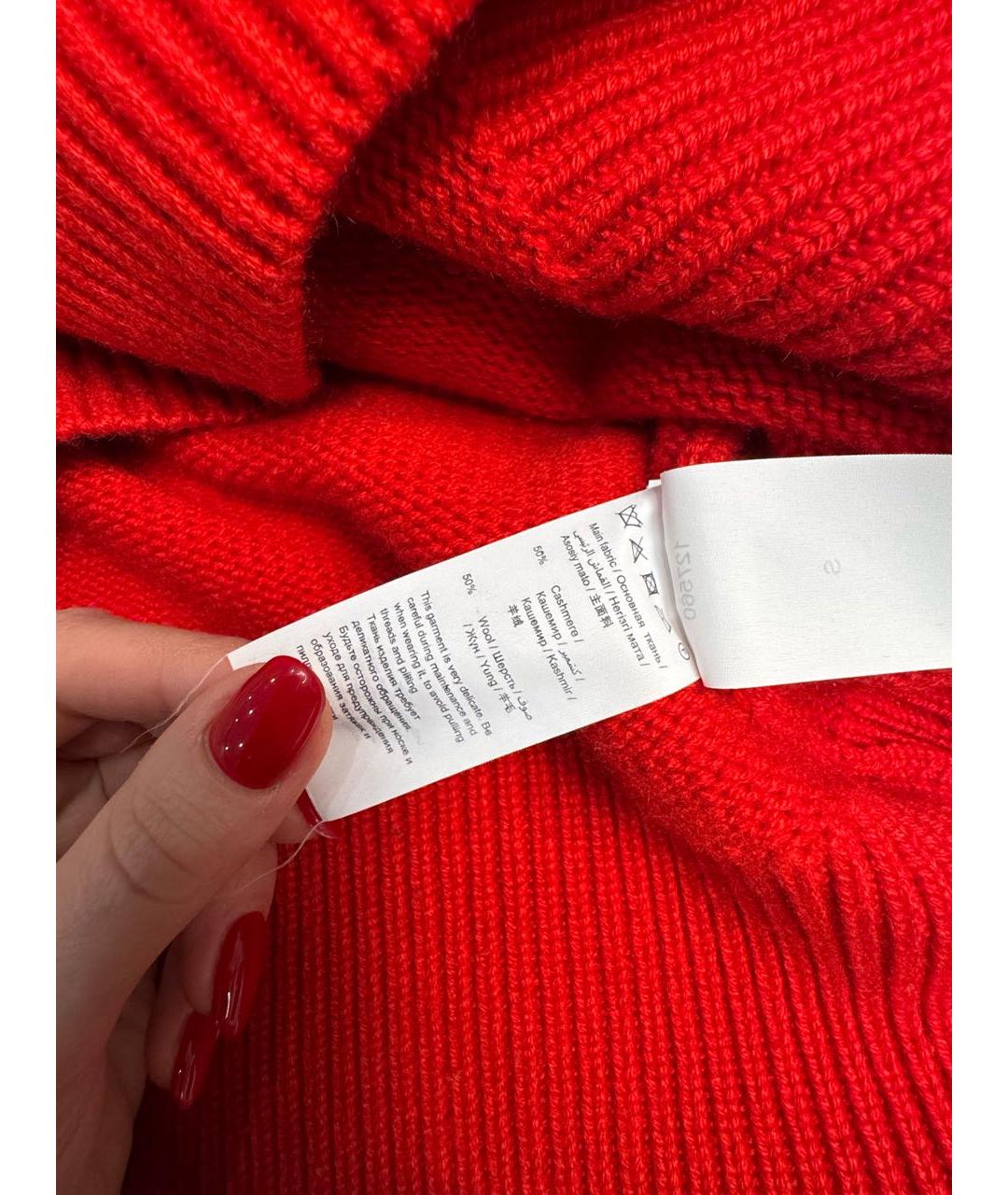 12 STOREEZ Красный кашемировый джемпер / свитер, фото 6