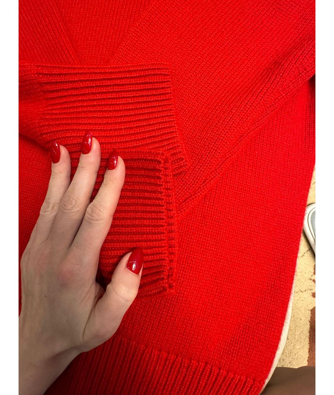 12 STOREEZ Красный кашемировый джемпер / свитер, фото 4