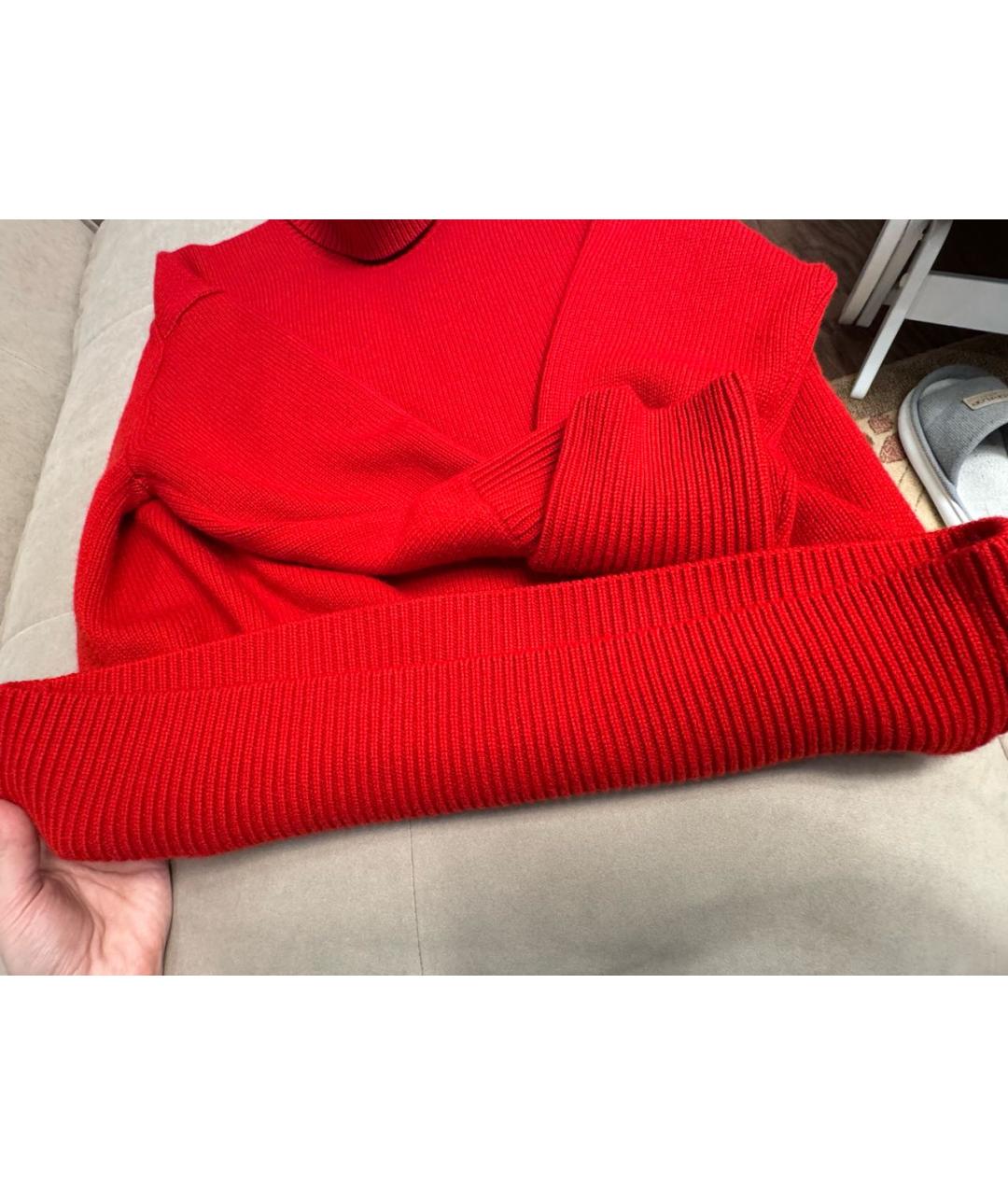 12 STOREEZ Красный кашемировый джемпер / свитер, фото 7