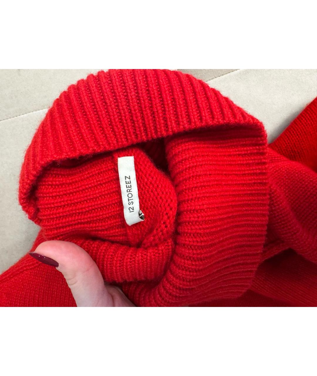 12 STOREEZ Красный кашемировый джемпер / свитер, фото 3