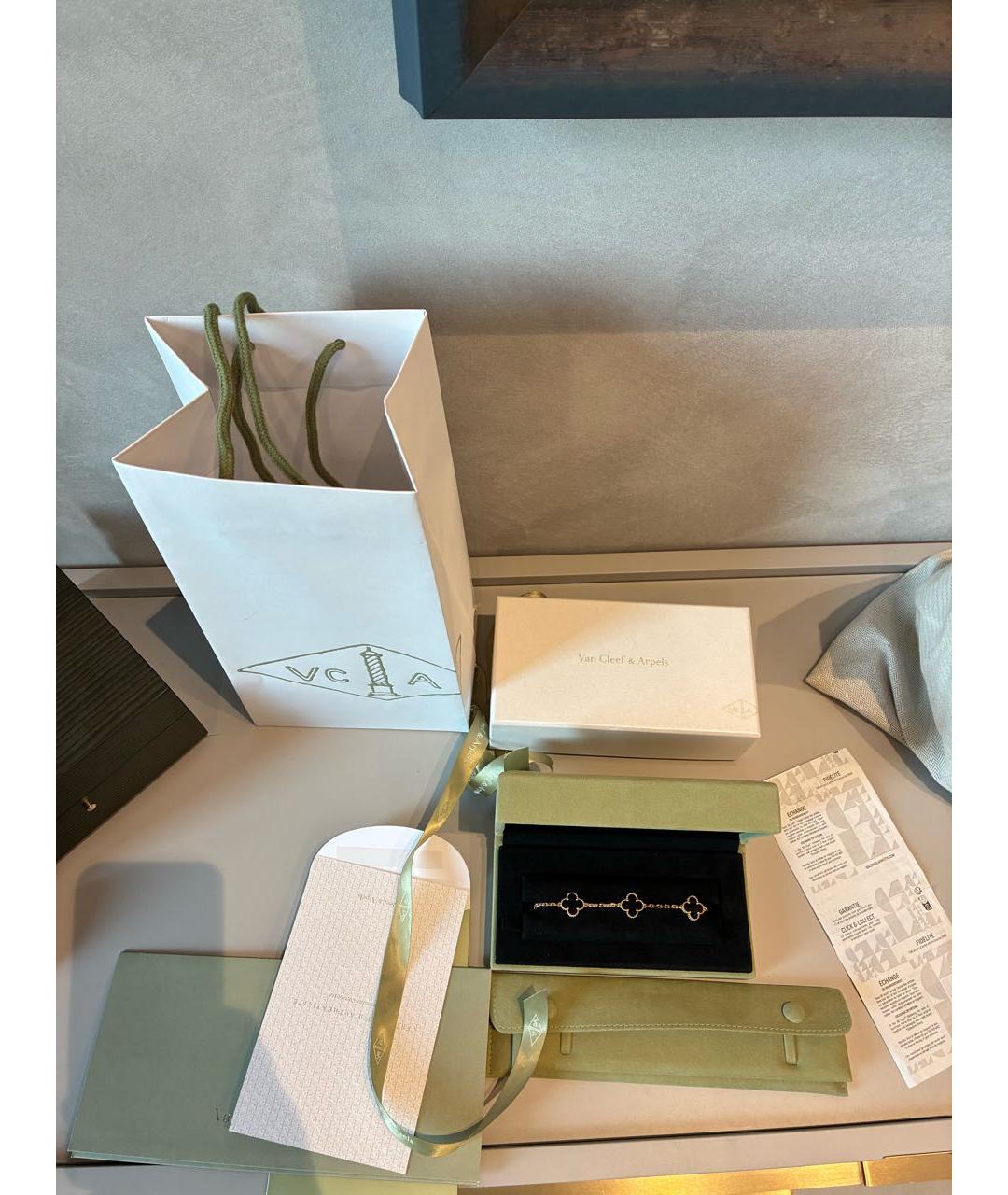 VAN CLEEF & ARPELS Золотой браслет из желтого золота, фото 7