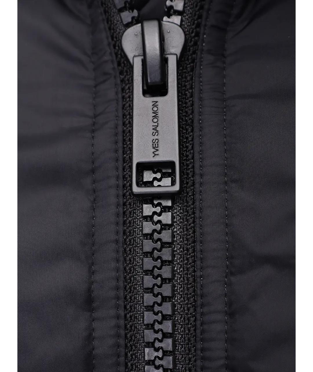 YVES SALOMON Черный пуховик, фото 6