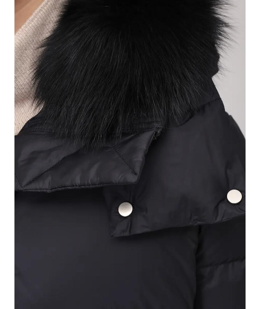 YVES SALOMON Черный пуховик, фото 5