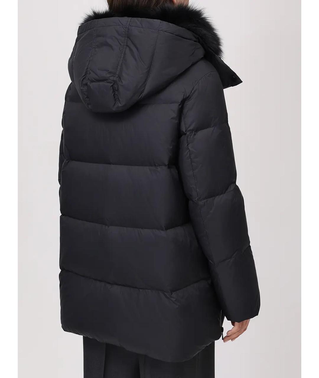 YVES SALOMON Черный пуховик, фото 3