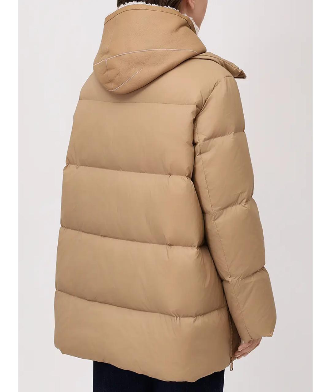 YVES SALOMON Бежевый пуховик, фото 3