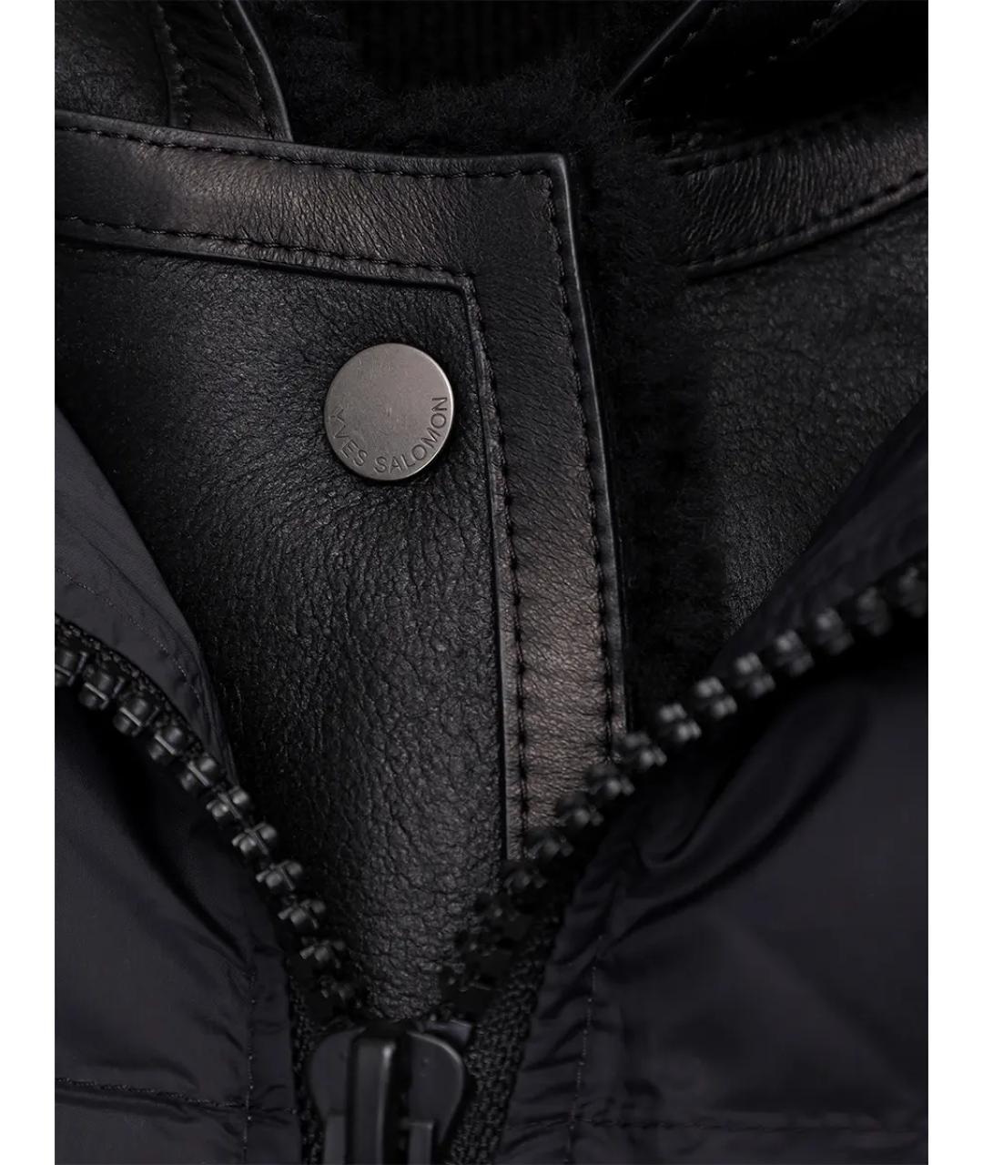 YVES SALOMON Черный пуховик, фото 6