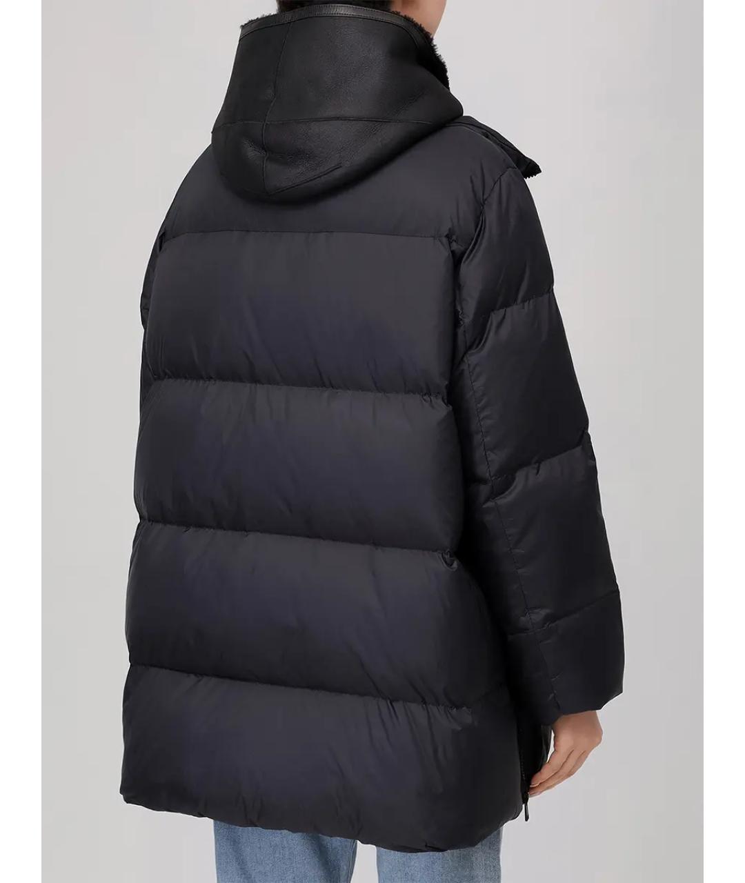 YVES SALOMON Черный пуховик, фото 3