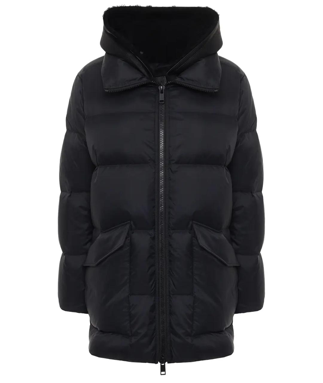 YVES SALOMON Черный пуховик, фото 1