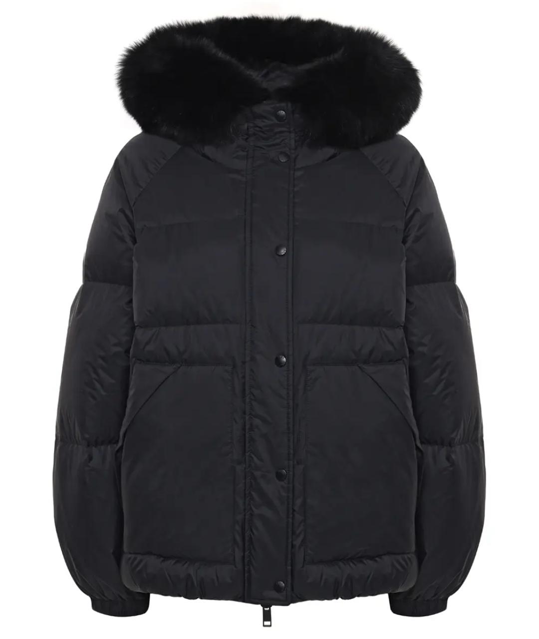 YVES SALOMON Черный пуховик, фото 1