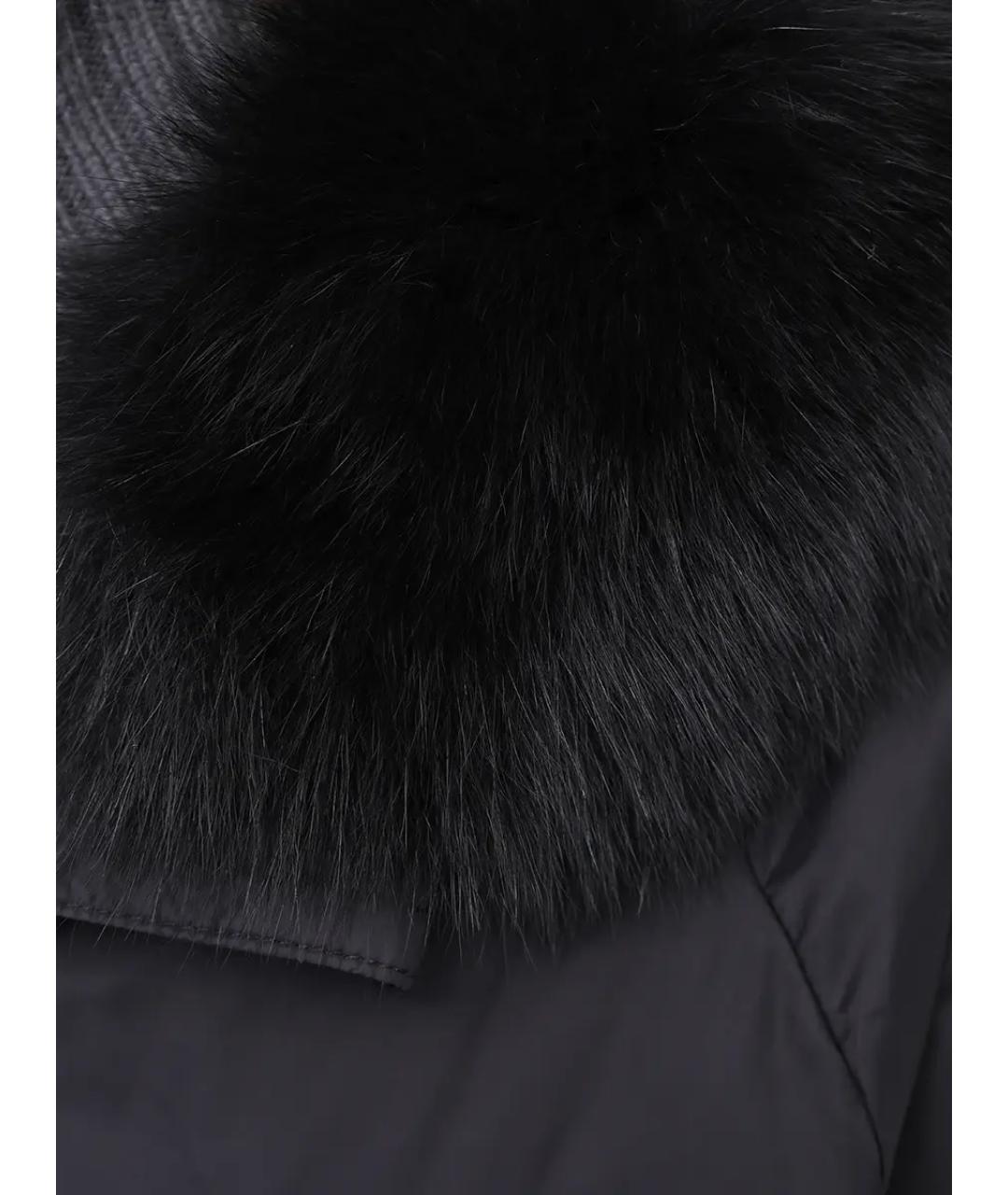 YVES SALOMON Черный пуховик, фото 6
