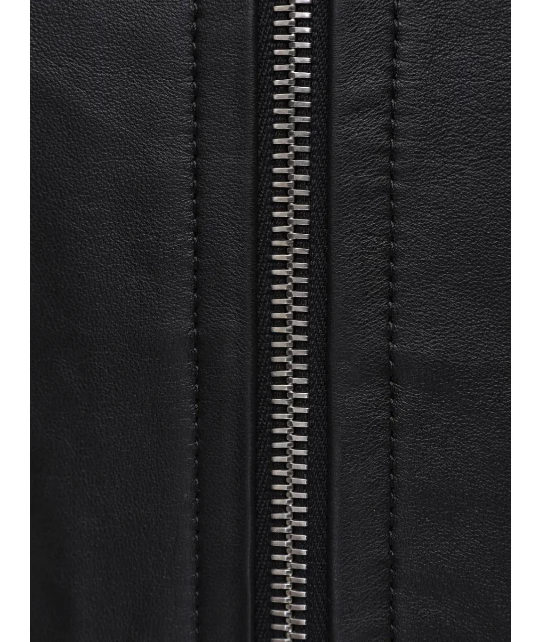 YVES SALOMON Черная кожаная куртка, фото 6