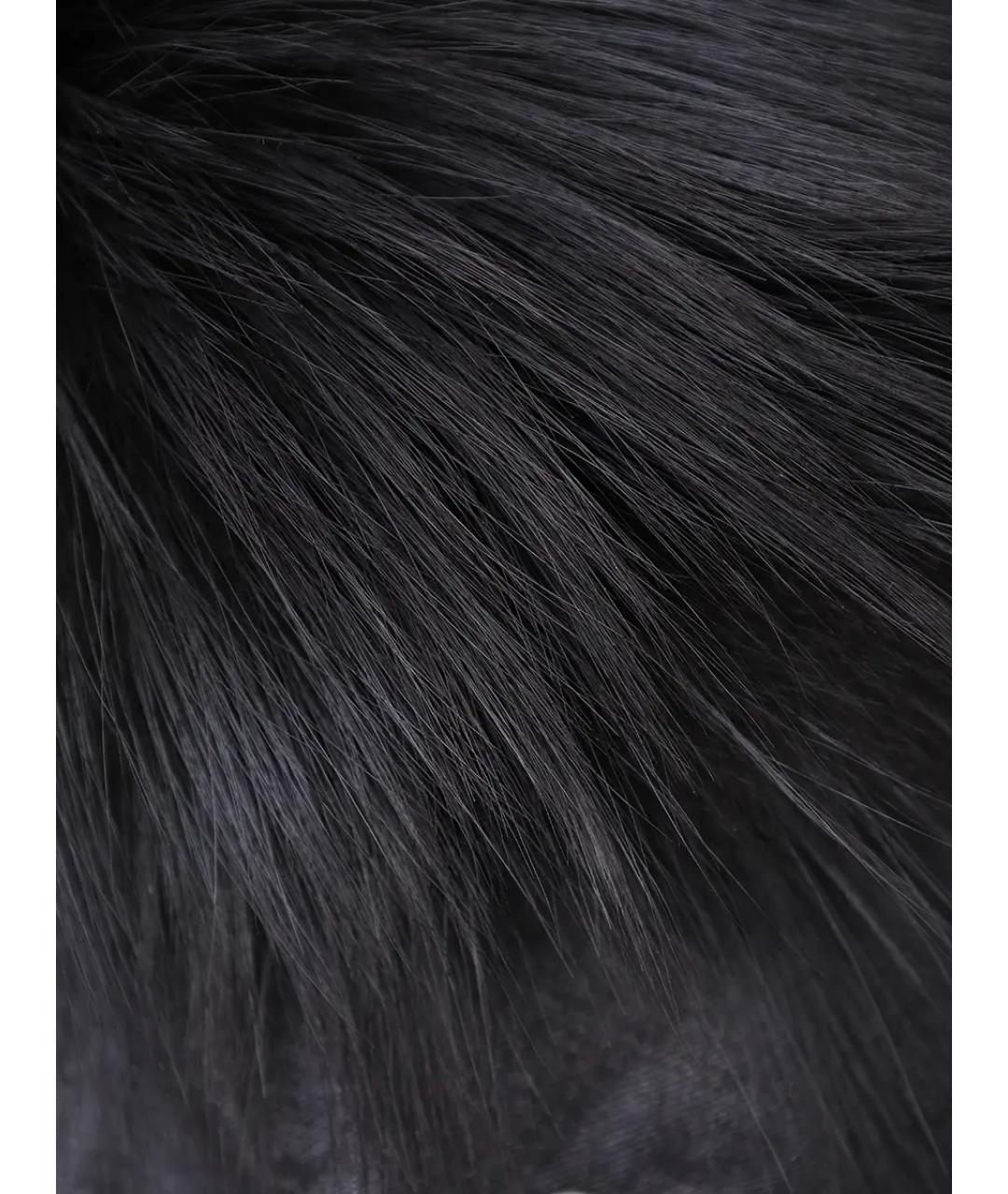 YVES SALOMON Серый меховой жилет, фото 6