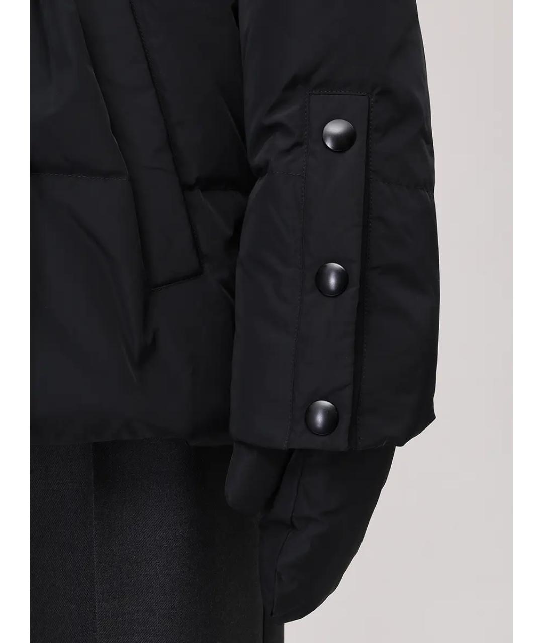 YVES SALOMON Черный меховой пуховик, фото 5