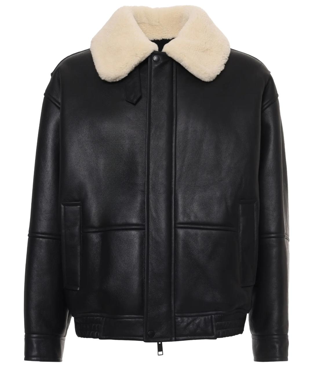 YVES SALOMON Черная дубленка/шуба, фото 1