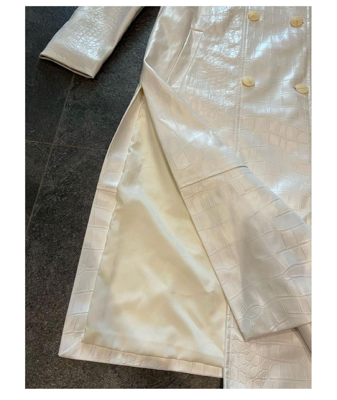 TWIN-SET Белый тренч/плащ, фото 5