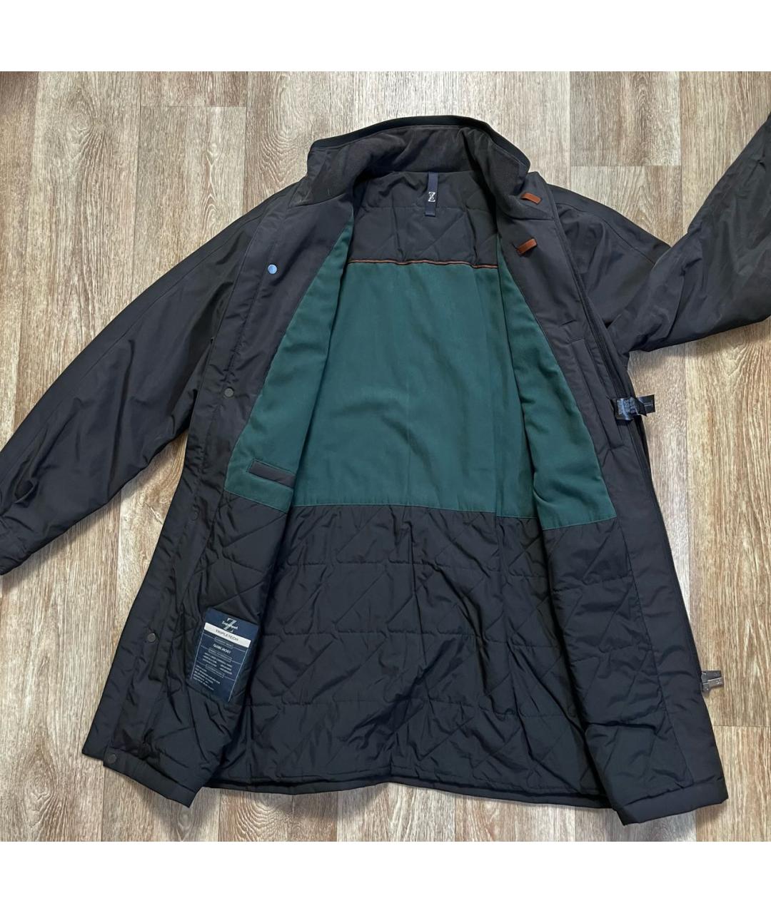 ZEGNA Черная полиэстеровая куртка, фото 5