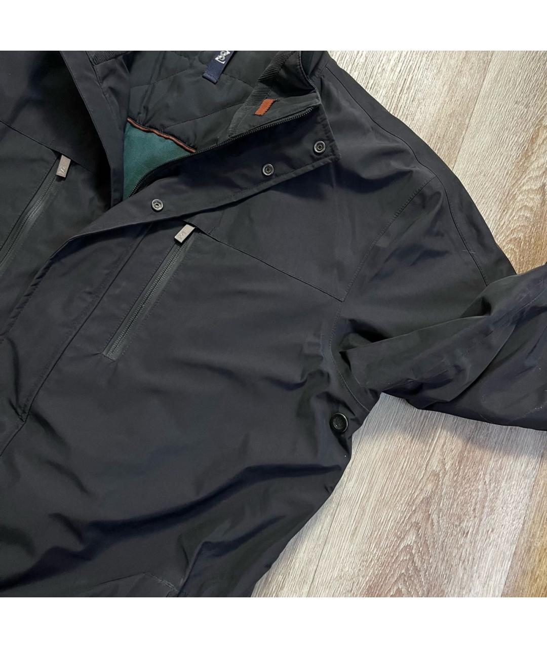 ZEGNA Черная полиэстеровая куртка, фото 3