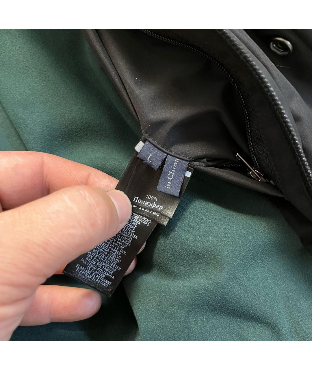 ZEGNA Черная полиэстеровая куртка, фото 8