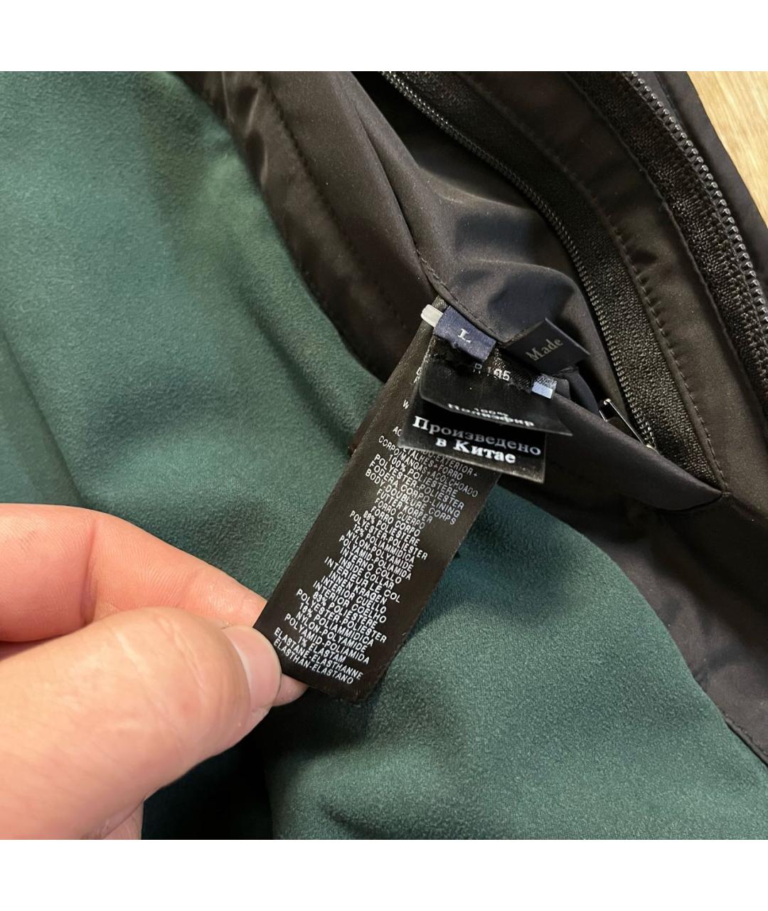 ZEGNA Черная полиэстеровая куртка, фото 7