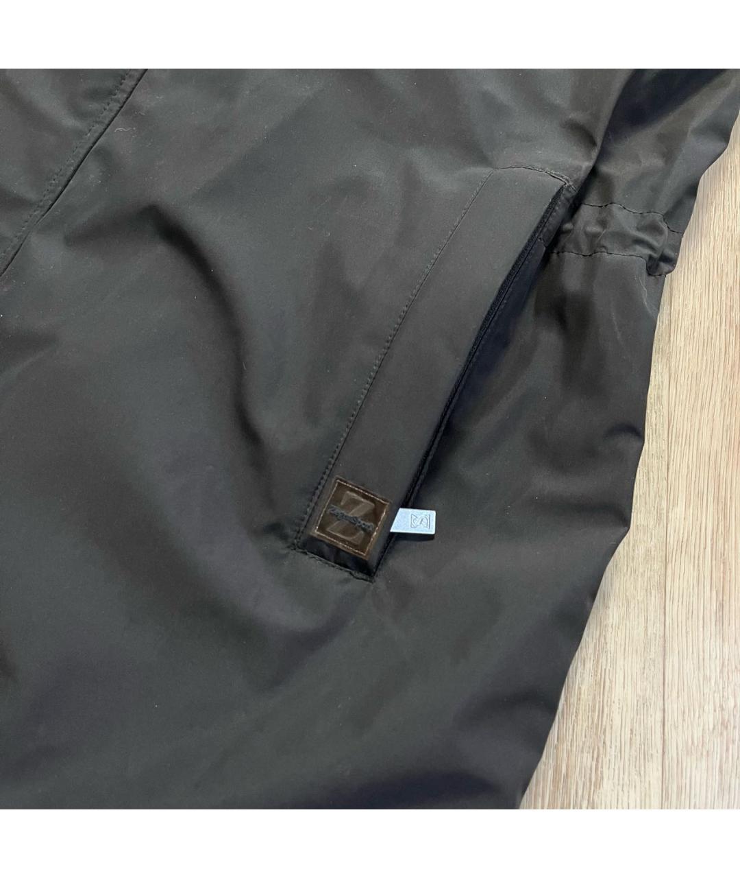 ZEGNA Черная полиэстеровая куртка, фото 6