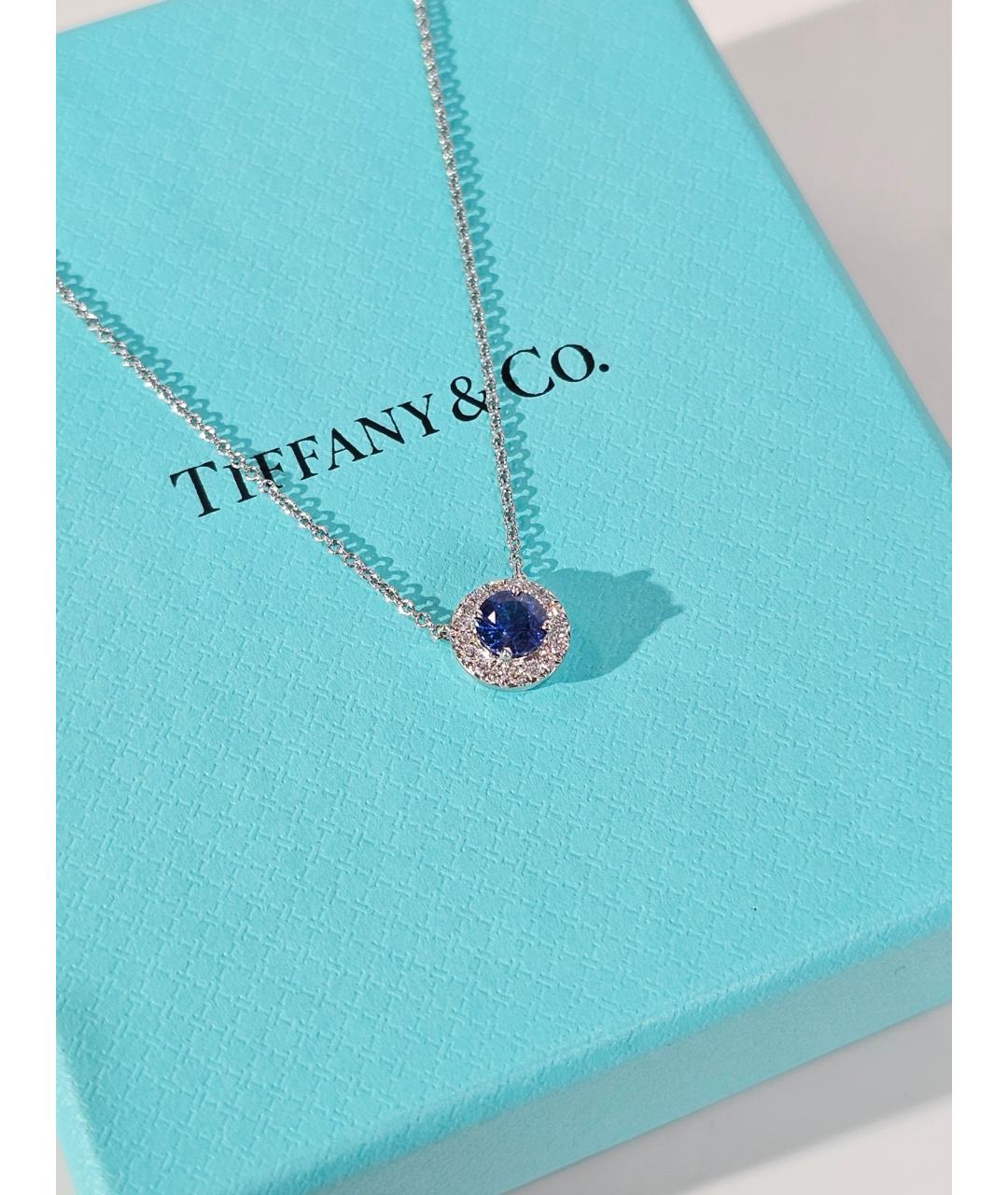 TIFFANY&CO Серебряное платиновое колье, фото 3