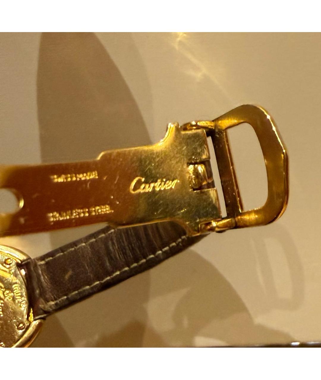 CARTIER Золотые часы из желтого золота, фото 4
