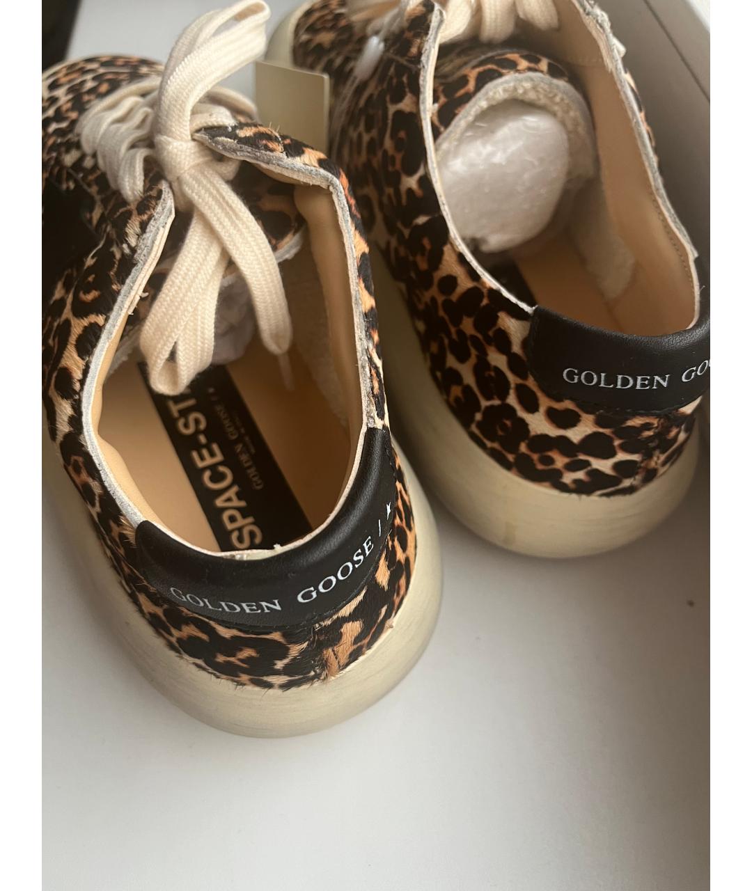 GOLDEN GOOSE DELUXE BRAND Коричневые замшевые кеды, фото 4