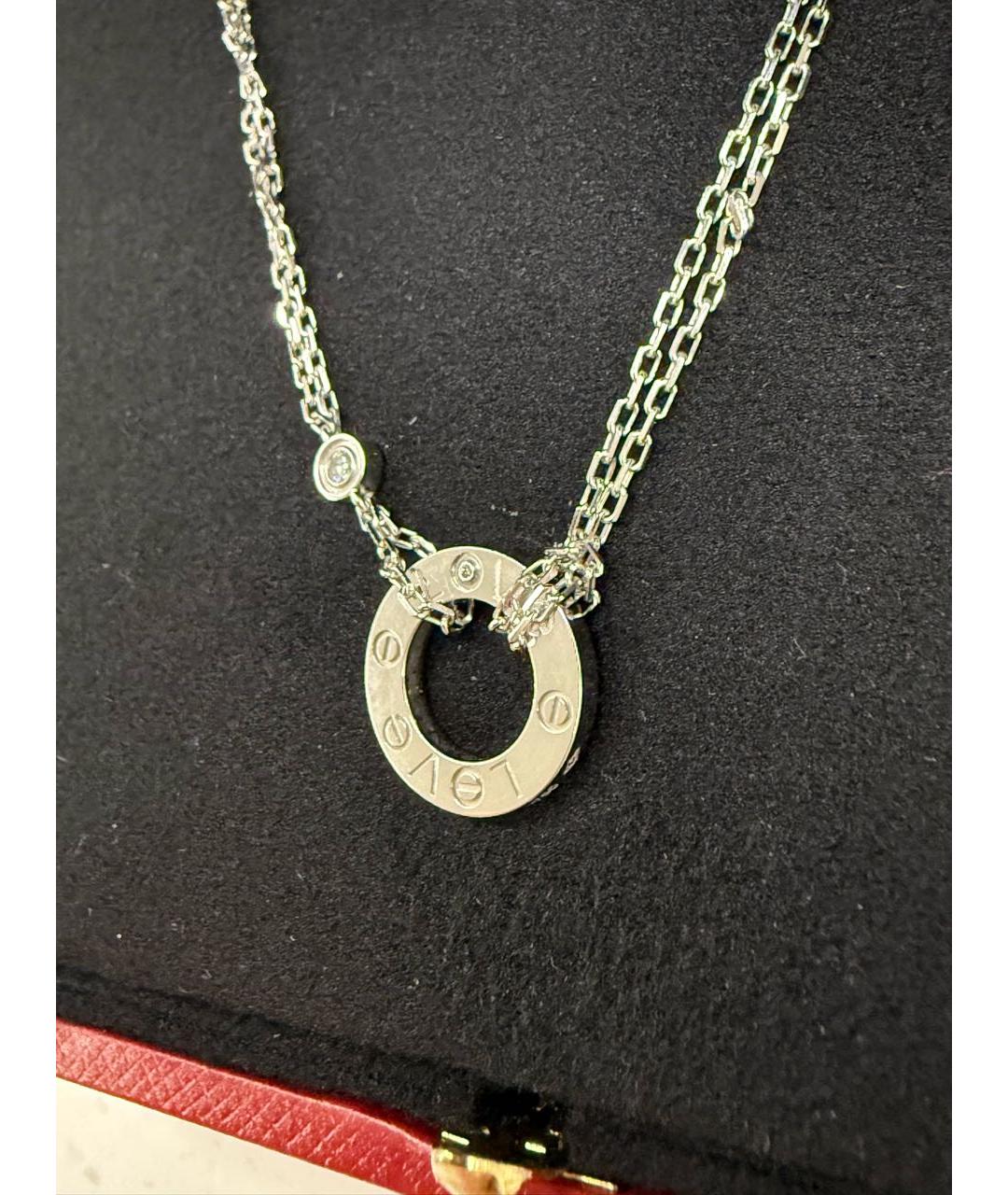 CARTIER Серебряная подвеска из белого золота, фото 2