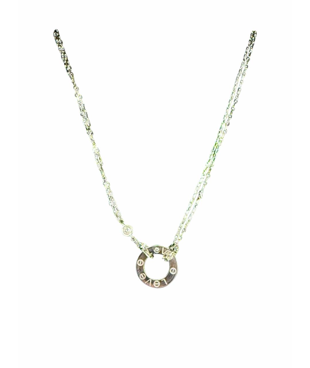 CARTIER Серебряная подвеска из белого золота, фото 1