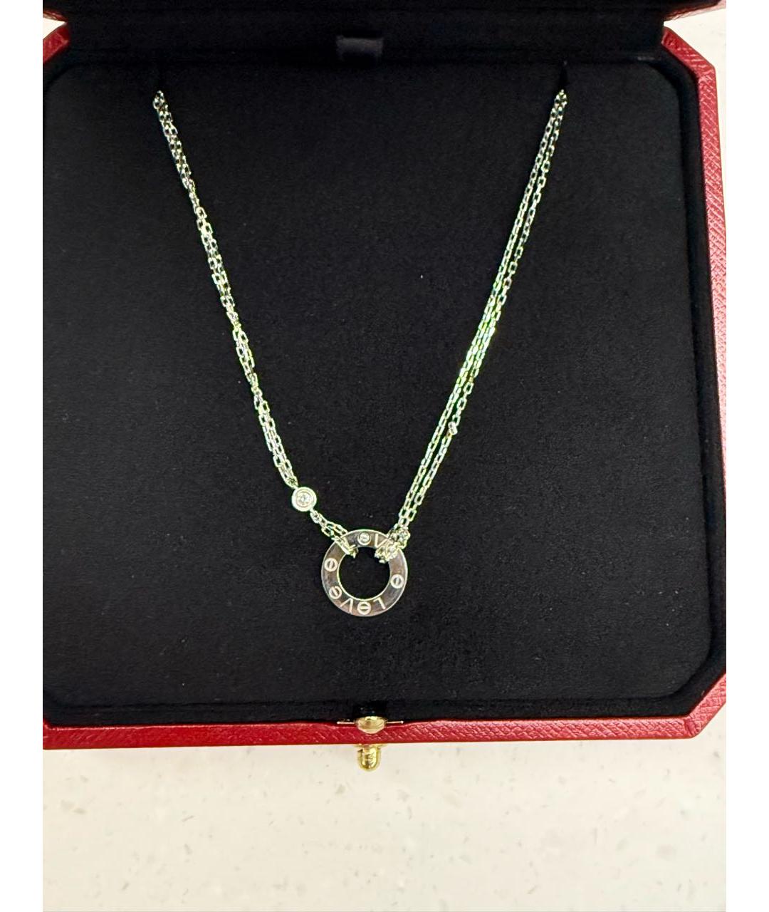 CARTIER Серебряная подвеска из белого золота, фото 5