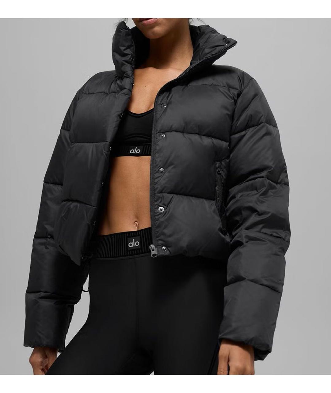 ALO YOGA Черная куртка, фото 5