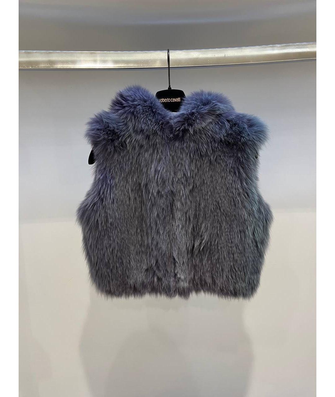 ROBERTO CAVALLI Серый жилет, фото 3