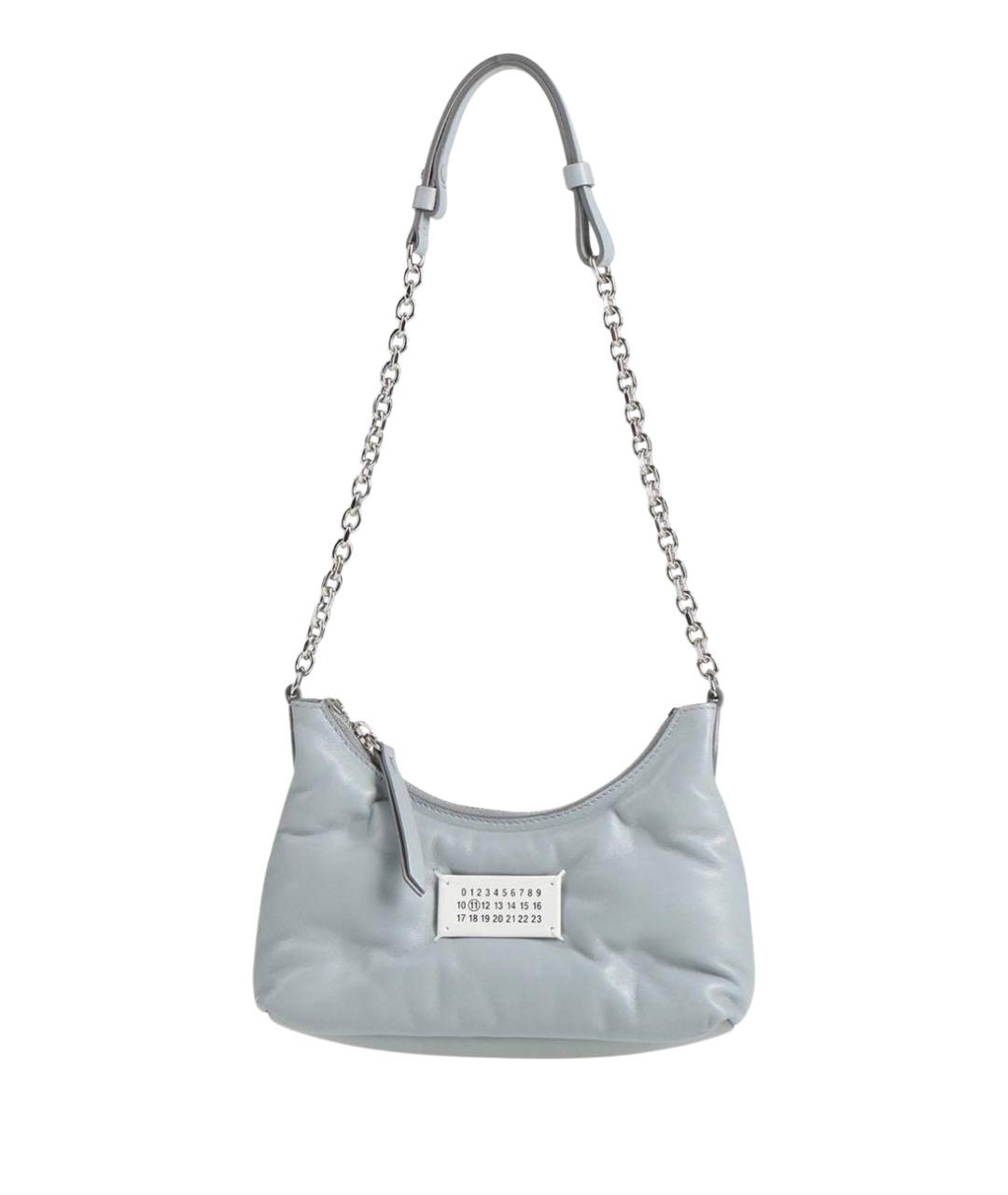 MAISON MARGIELA Голубая кожаная сумка через плечо, фото 1