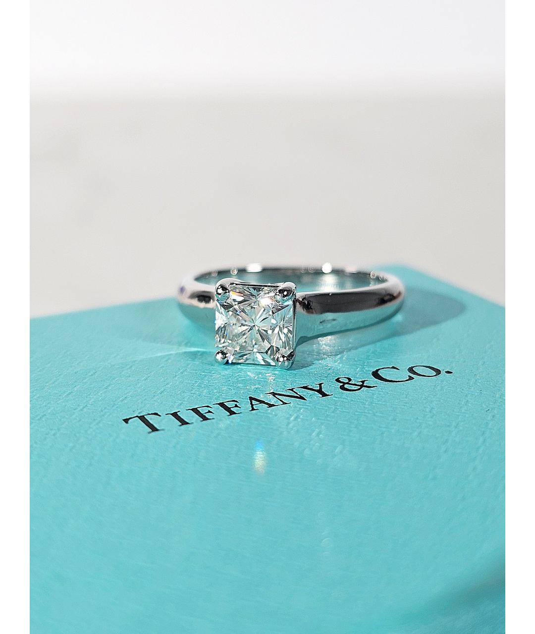 TIFFANY&CO Серебряное платиновое кольцо, фото 3